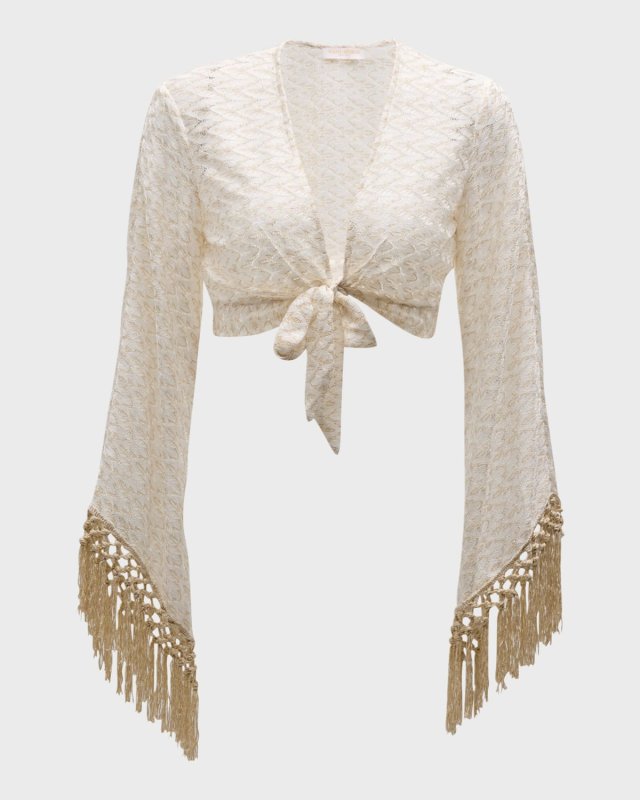 Elvira Crochet Crop Top